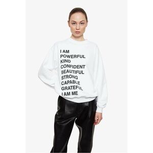 Anine Bing Ramona Empowerment Sweatshirt